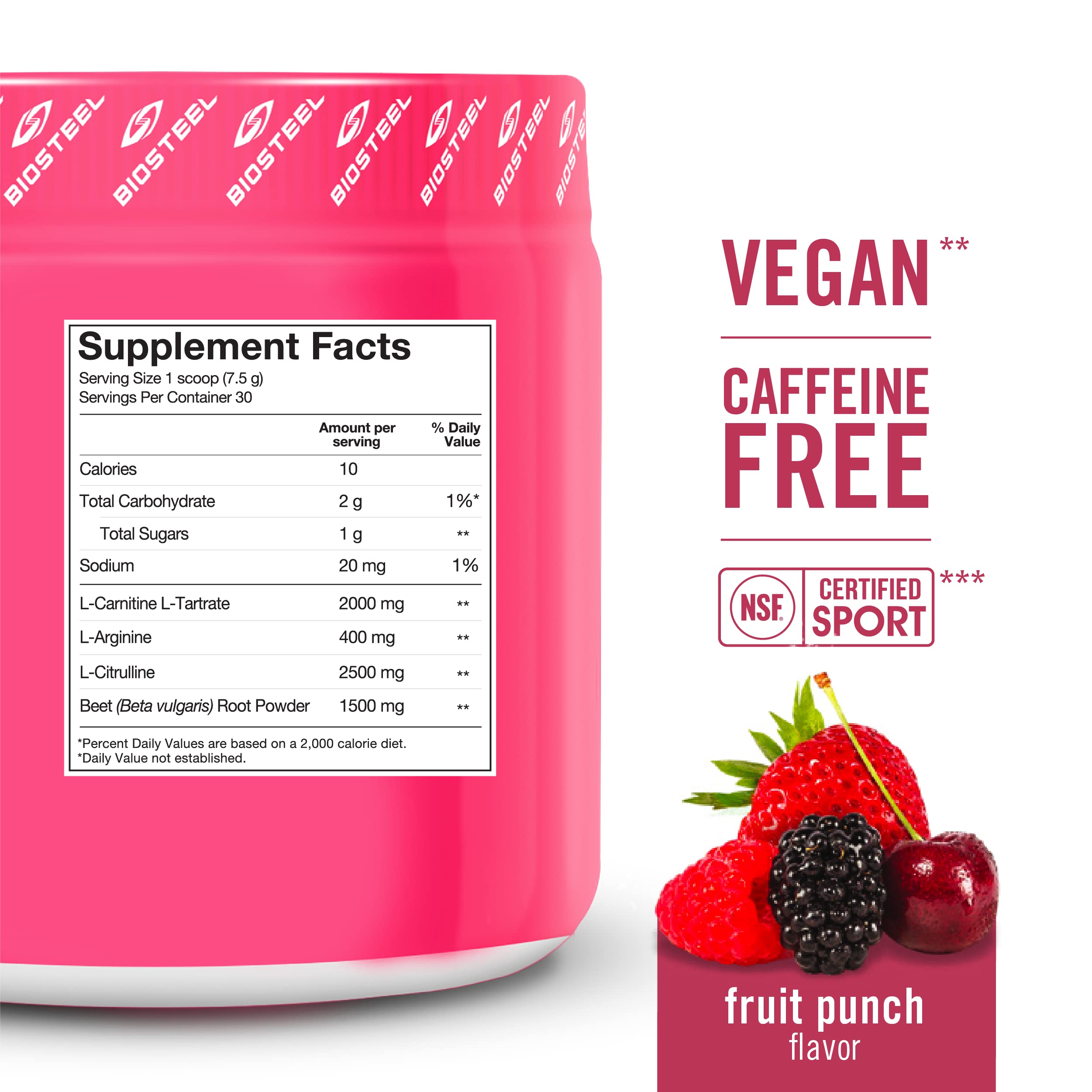SPORT BEETS PRE-WORKOUT / FRUIT PUNCH / 225gr
