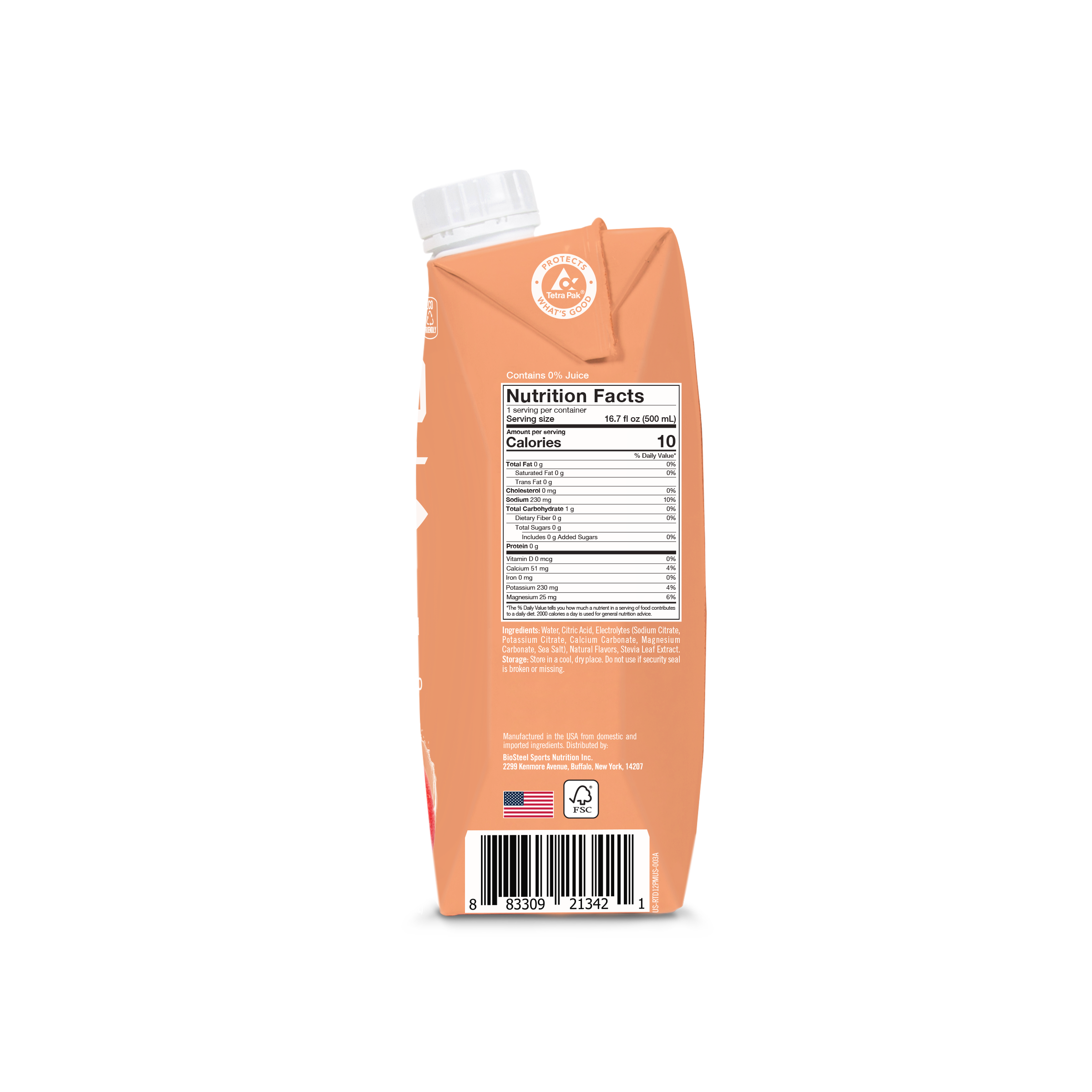 SPORTS DRINK / PEACH MANGO- 12 PACK