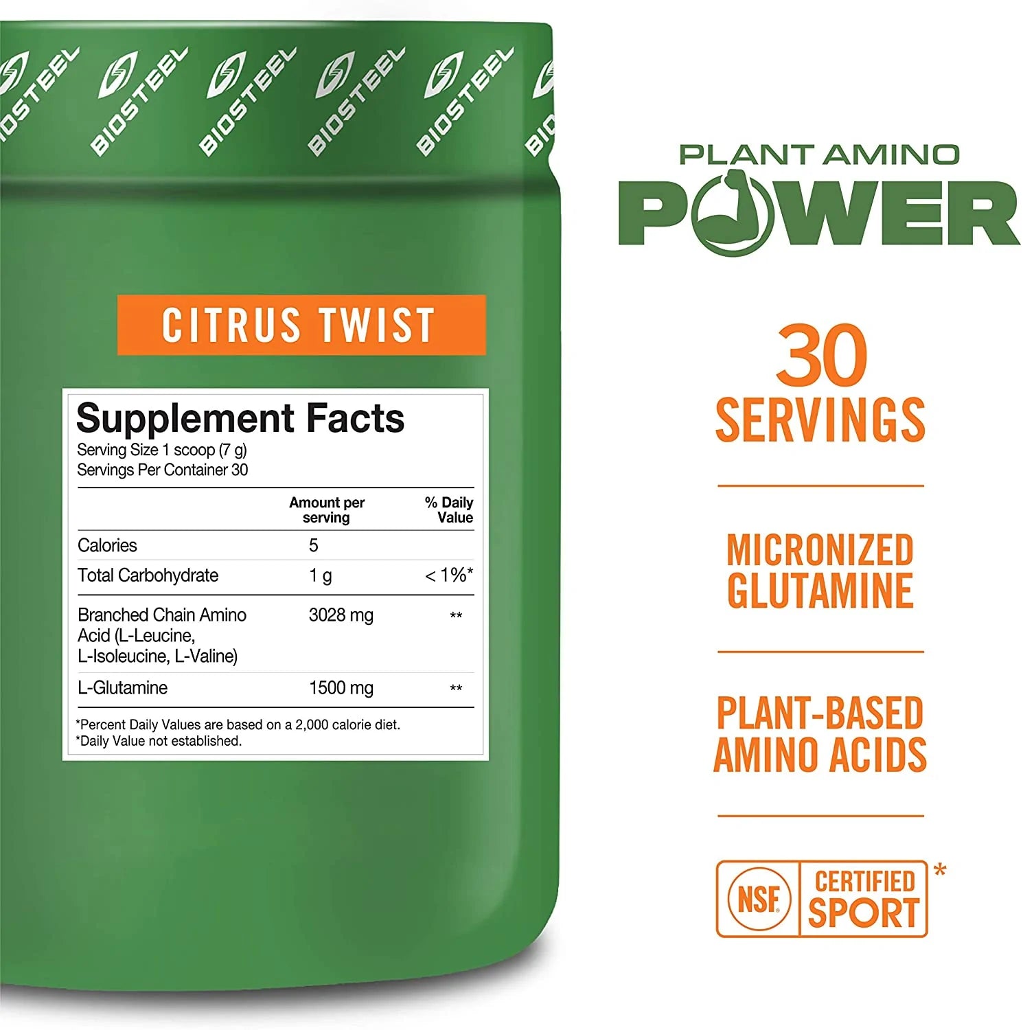 PLANT AMINO POWER BCAA+ / CITRUS TWIST