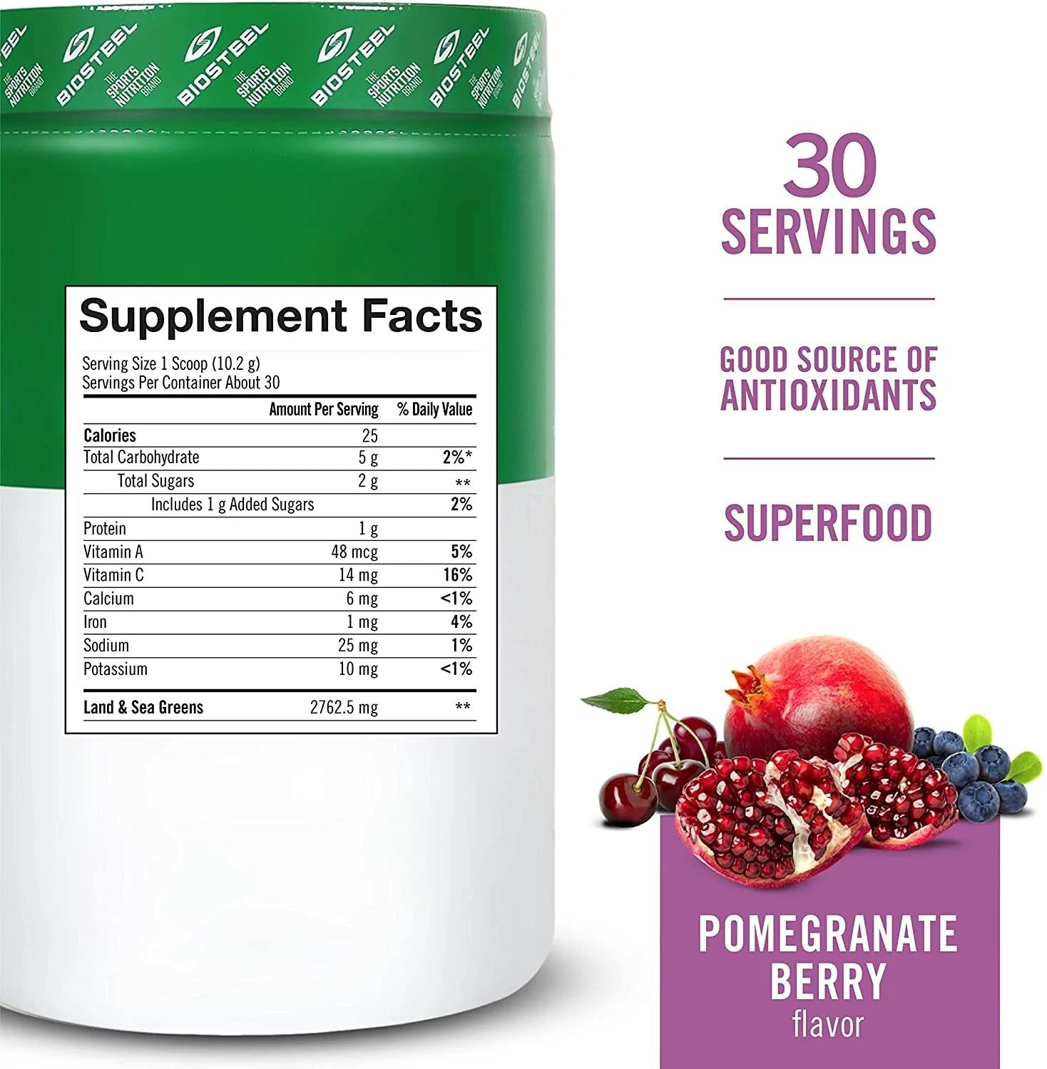 SPORT GREENS / POMEGRANATE BERRY