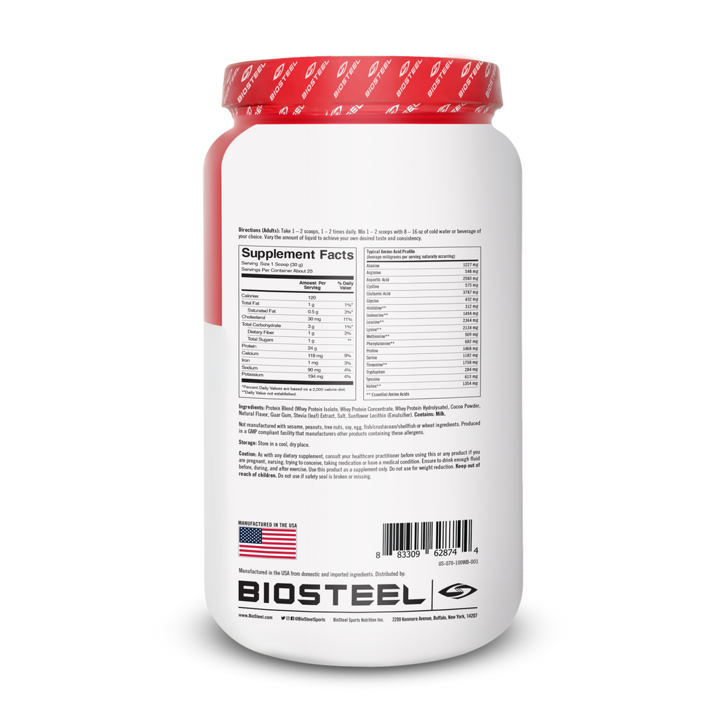 100% WHEY PROTEIN / CHOCOLATE - 25 SERVINGS