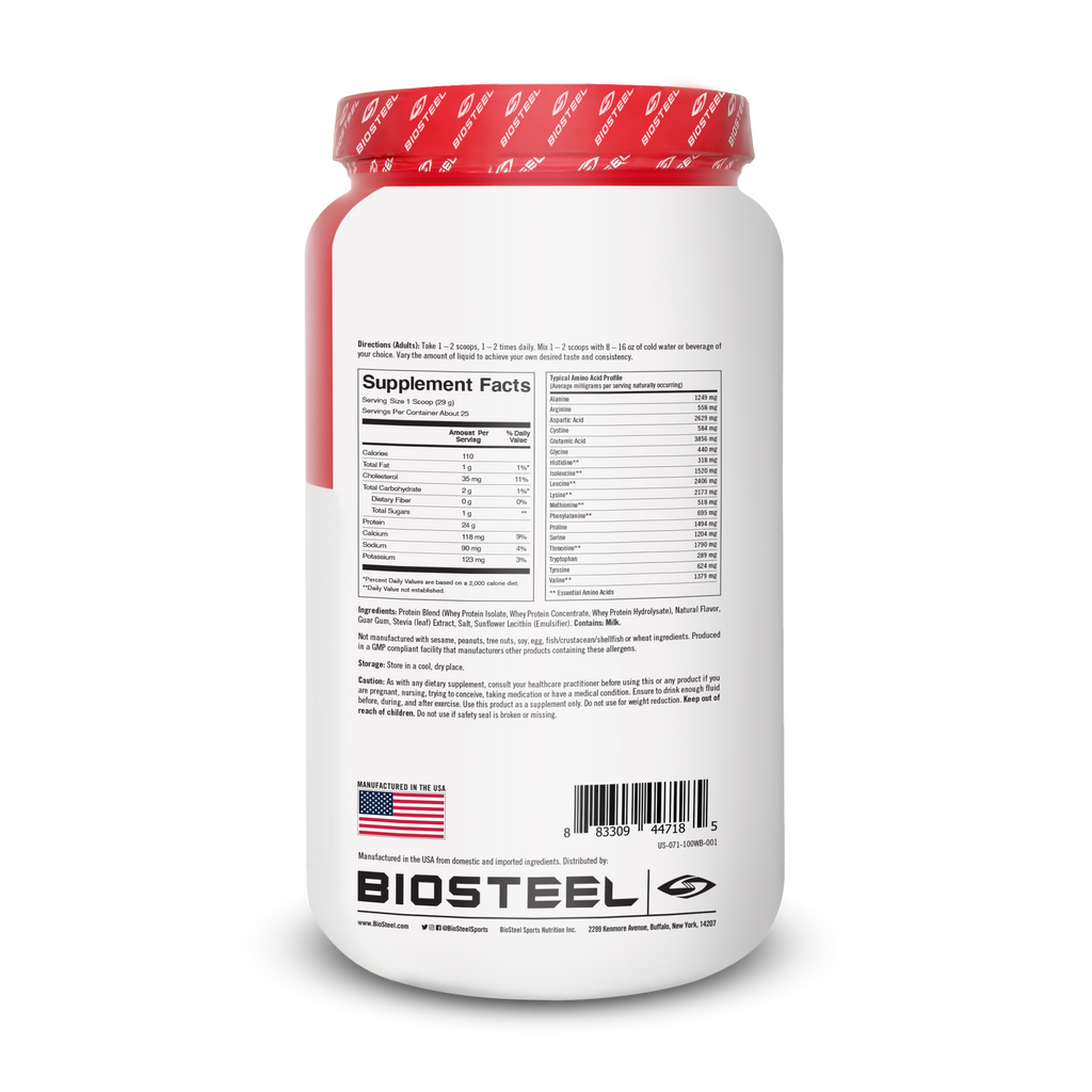 100% WHEY PROTEIN / VANILLA - 25 SERVINGS