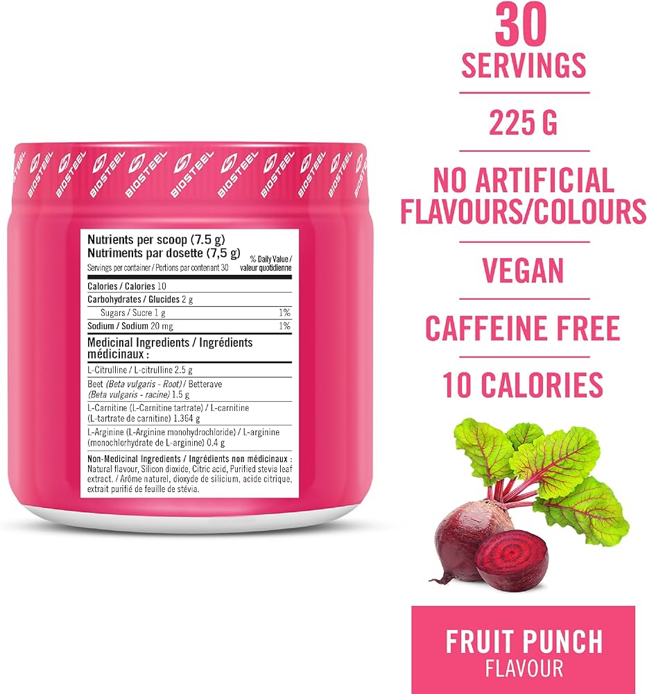 SPORT BEETS PRE-WORKOUT / FRUIT PUNCH / 225gr