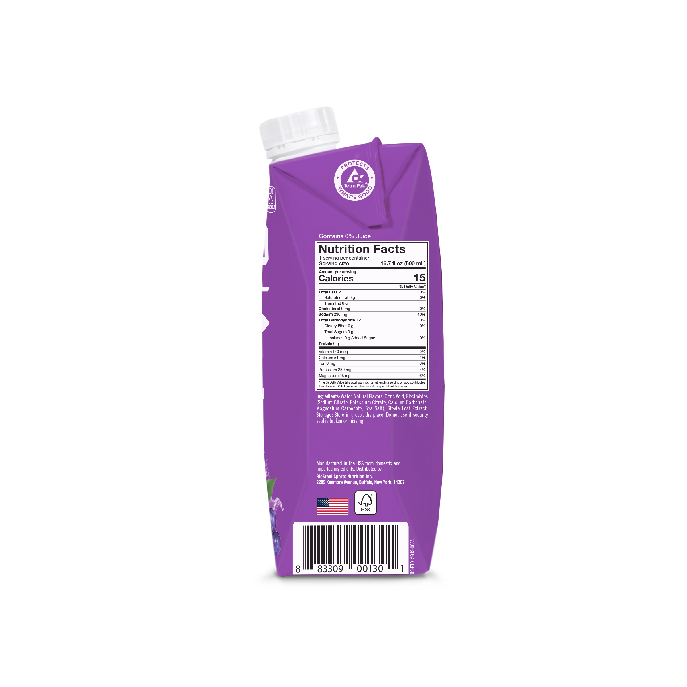 SPORTS DRINK / GRAPE - 12 PACK