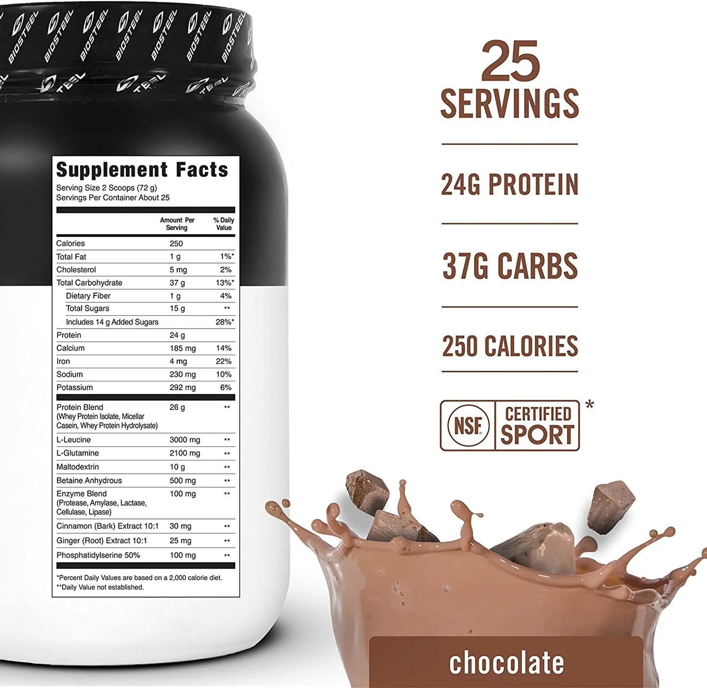RECOVERY PROTEIN PLUS / CHOCOLATE - 25 SERVINGS