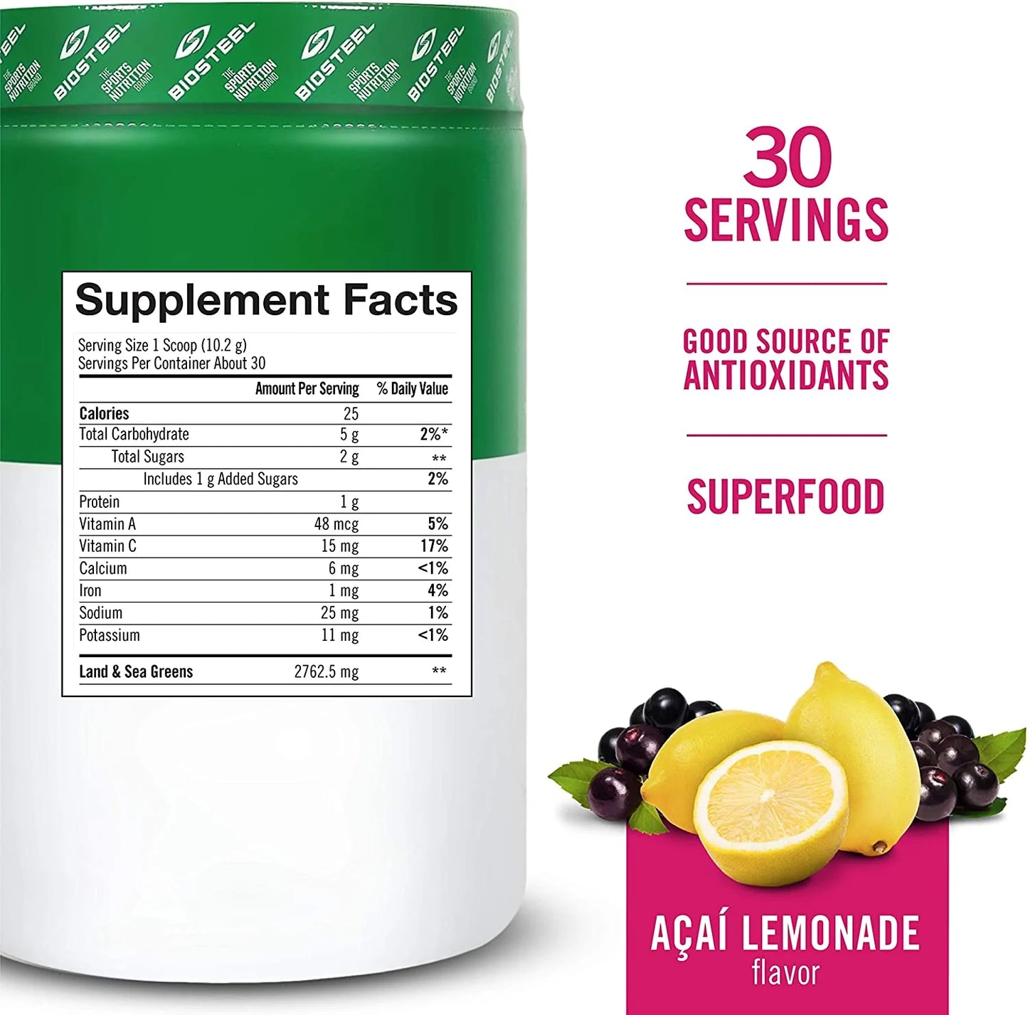 SPORT GREENS / ACAI LEMONADE
